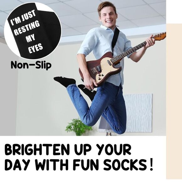 Funny Socks Two Pairs One Size Fits All NWT - Picture 3 of 6